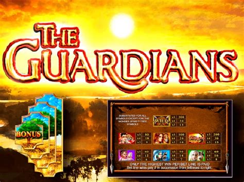 guardians slot machine